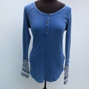 Free People Long Sleeve Top Size Large